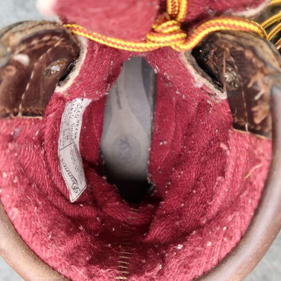 Danner Mens 8 Work Boots Hawk Nubuck Leather USA Waterproof Lace Up Handcrafted - Picture 10 of 16